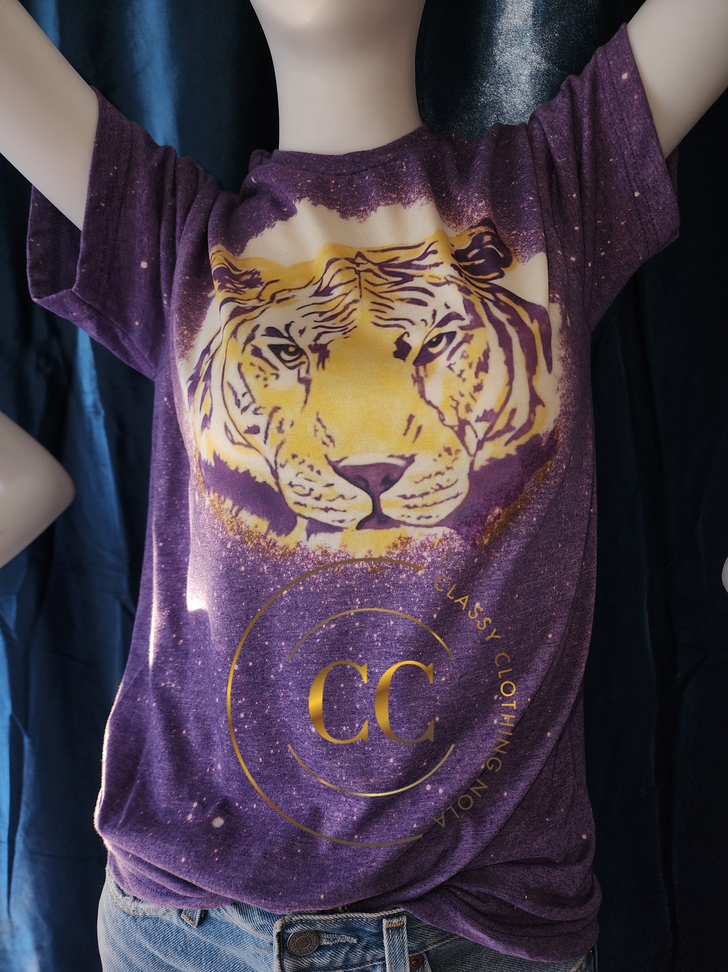 Tiger Bleached Tee Unisex