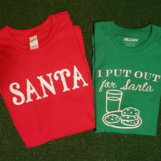 "I Put Out for Santa" Couples T-Shirts